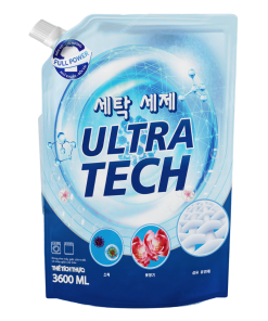 Thùng 4 túi Nước giặt xả Ultra Tech hương ngàn hoa 3600ml