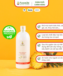 Nước ngâm rửa thực phẩm FUWA3E loại bỏ 40+ Hóa chất 1L