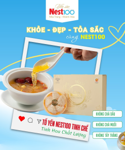 Yến tổ Nest100 – Tinh chế loại 1 (Hộp 50g + túi)