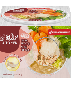 Súp tổ Yến Thịt Bò, Khoai Tây, Cà Rốt, Yến Mạch