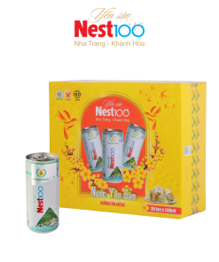Nước yến sào Nest100 đường ăn kiêng lon 190ml – Thùng 30 lon