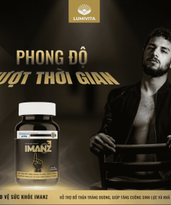 Viên uống Imanz hỗ trợ tăng cường sinh lực phái mạnh (hộp 80 viên)