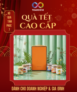 Hộp Quà Khai Trương Cao Cấp Thaoco – Tâm Phúc 7 | Set quà khai lộc đầu năm cho doanh nghiệp và gia đình (kèm túi đẹp)