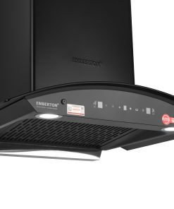 Máy hút mùi kính cong cảm ứng có khay hứng dầu Emberton EB 1102K