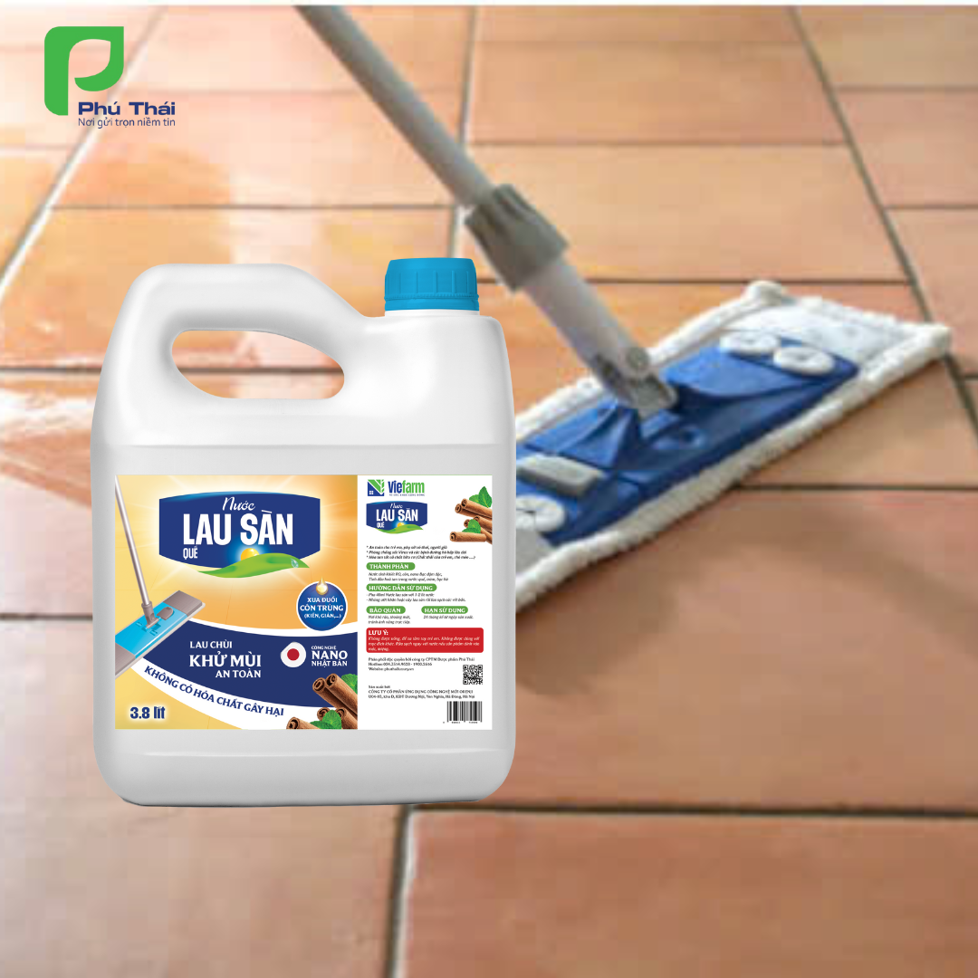 Nước lau sàn quế VIEFARM 3,8L