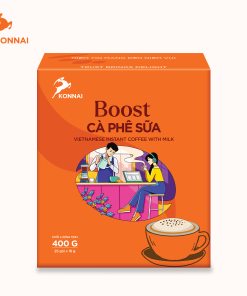 Cà phê sữa BOOST Konnai Coffee đậm đà chuẩn vị pha phin 25 gói/hộp