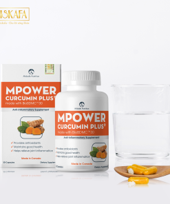 Combo 5 hộp TPBVSK Mpower Curcumin Plus made with Curcumin BioBDMC™30
