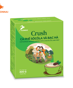 Cà phê hòa tan vị socola & bạc hà CRUSH Konnai Coffee 25 gói/hộp