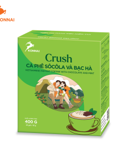 Cà phê hòa tan vị socola & bạc hà CRUSH Konnai Coffee 25 gói/hộp