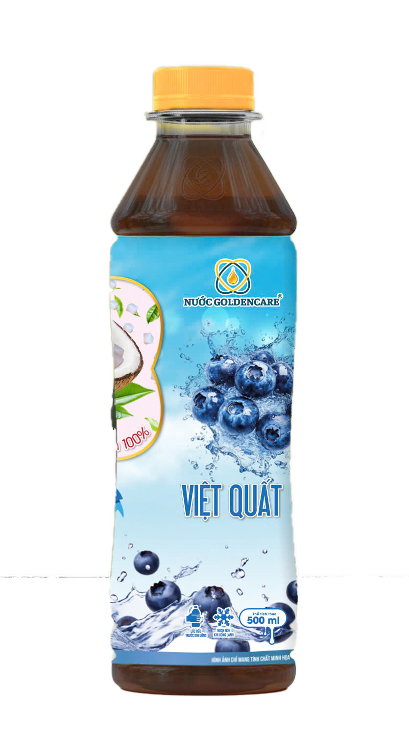 THÙNG 24 CHAI NƯỚC GOLDENCARE – VIỆT QUẤT 500ml