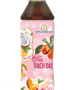 THÙNG 24 CHAI NƯỚC GOLDENCARE – TRÀ THẠCH ĐÀO 500ml
