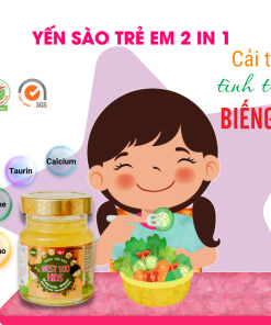 Nước Yến sào Nest100 Kids 2in1 (Lốc 6 lọ)