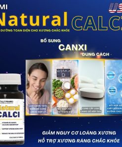 Thực phẩm bảo vệ sức khỏe NMI Natural Calci