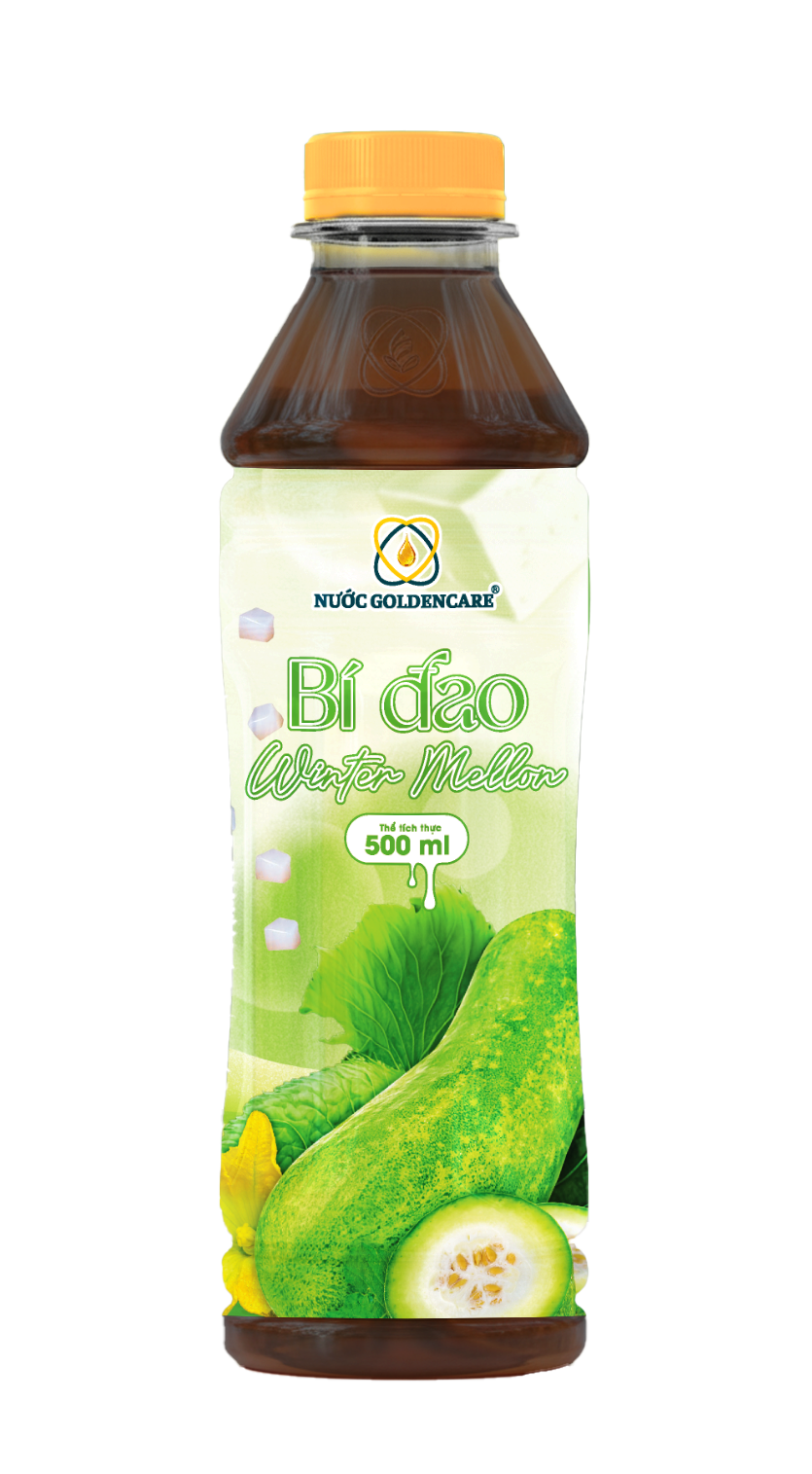 THÙNG 24 CHAI NƯỚC GOLDENCARE – BÍ ĐAO 500ml
