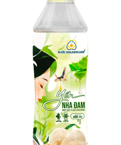 THÙNG 24 CHAI NƯỚC GOLDENCARE – YẾN NHA ĐAM 500ml
