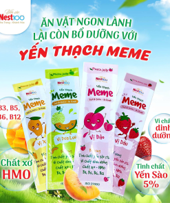 Yến thạch Meme Nest100 – Tinh chất yến sào (12 gói x 26g)