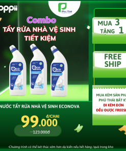 Nước tẩy rửa nhà vệ sinh Econova (Chai 900g)