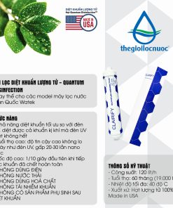 Lõi lọc diệt khuẩn lượng tử – QUANTUM DISINFECTION