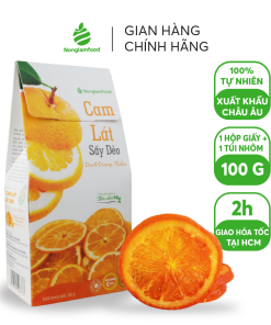 Cam lát sấy dẻo Nonglamfood – Hộp 100g