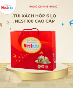 Nước Yến sào Đông trùng hạ thảo Nest100 (6 lọ + túi)