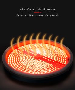 Bếp ba 2 điện từ 1 hồng ngoại Nagakawa NAG1253M