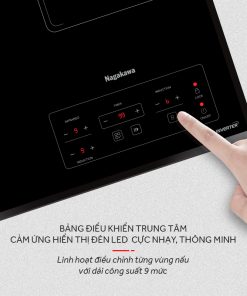 Bếp ba 2 điện từ 1 hồng ngoại Nagakawa NAG1253M