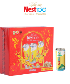 Nước yến sào Nest100 có đường lon 190ml – Thùng 30 lon