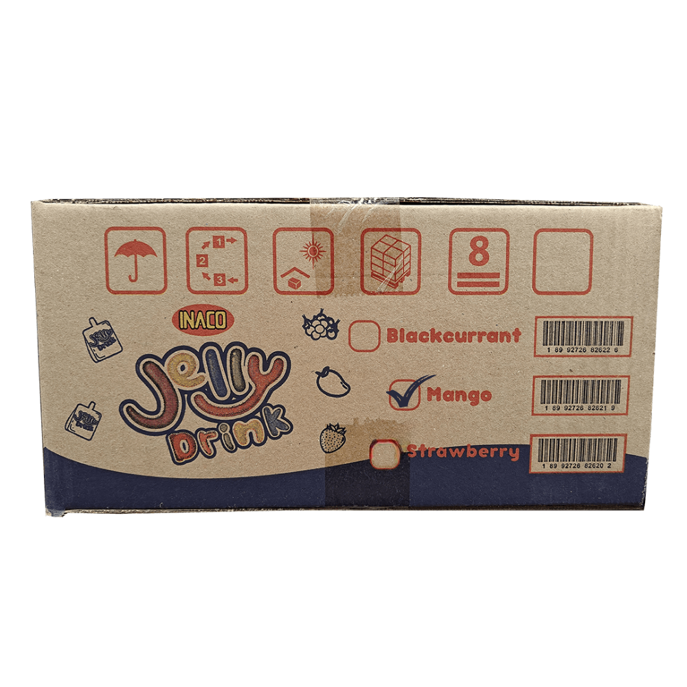 Thùng 10 gói (5 túi x 120g) INACO Jelly Drink Mango – Nước thạch quả xoài