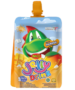 Thùng 10 gói (5 túi x 120g) INACO Jelly Drink Mango – Nước thạch quả xoài
