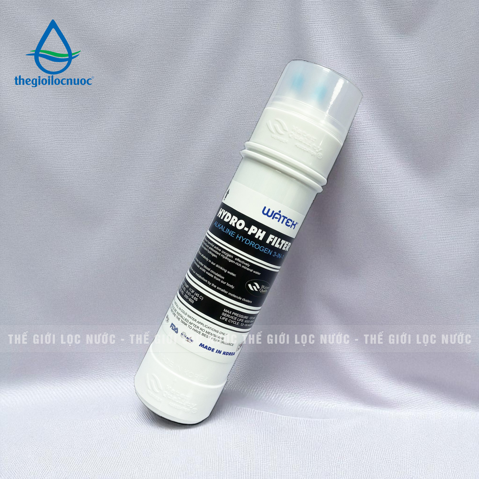 Lõi tạo KIỀM HYDROGEN 3 TRONG 1 (HYDRO-PH FILTER)