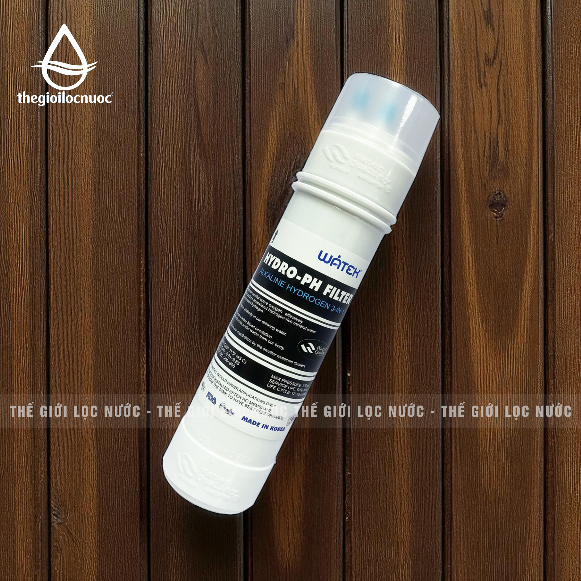 Lõi tạo KIỀM HYDROGEN 3 TRONG 1 (HYDRO-PH FILTER)