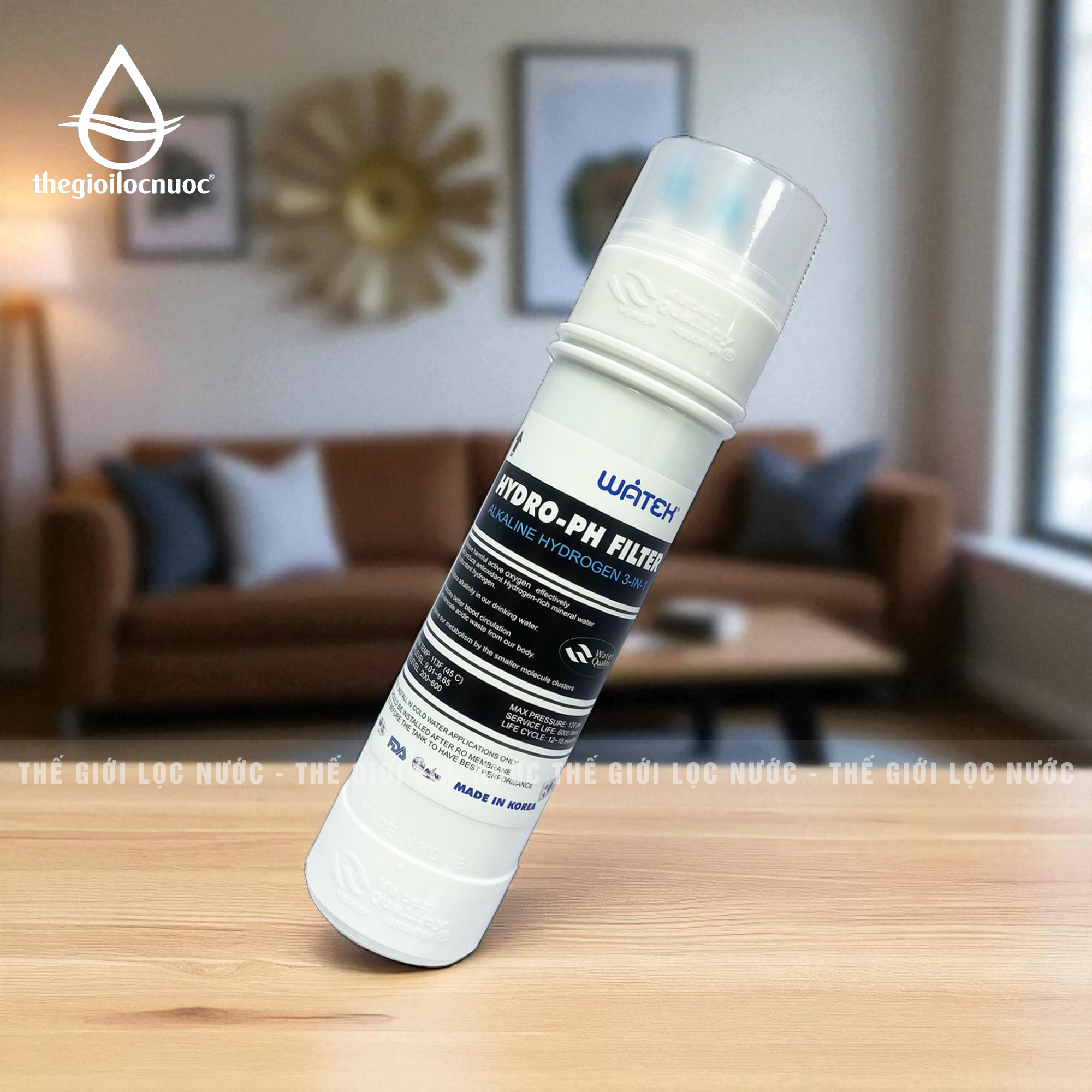 Lõi tạo KIỀM HYDROGEN 3 TRONG 1 (HYDRO-PH FILTER)