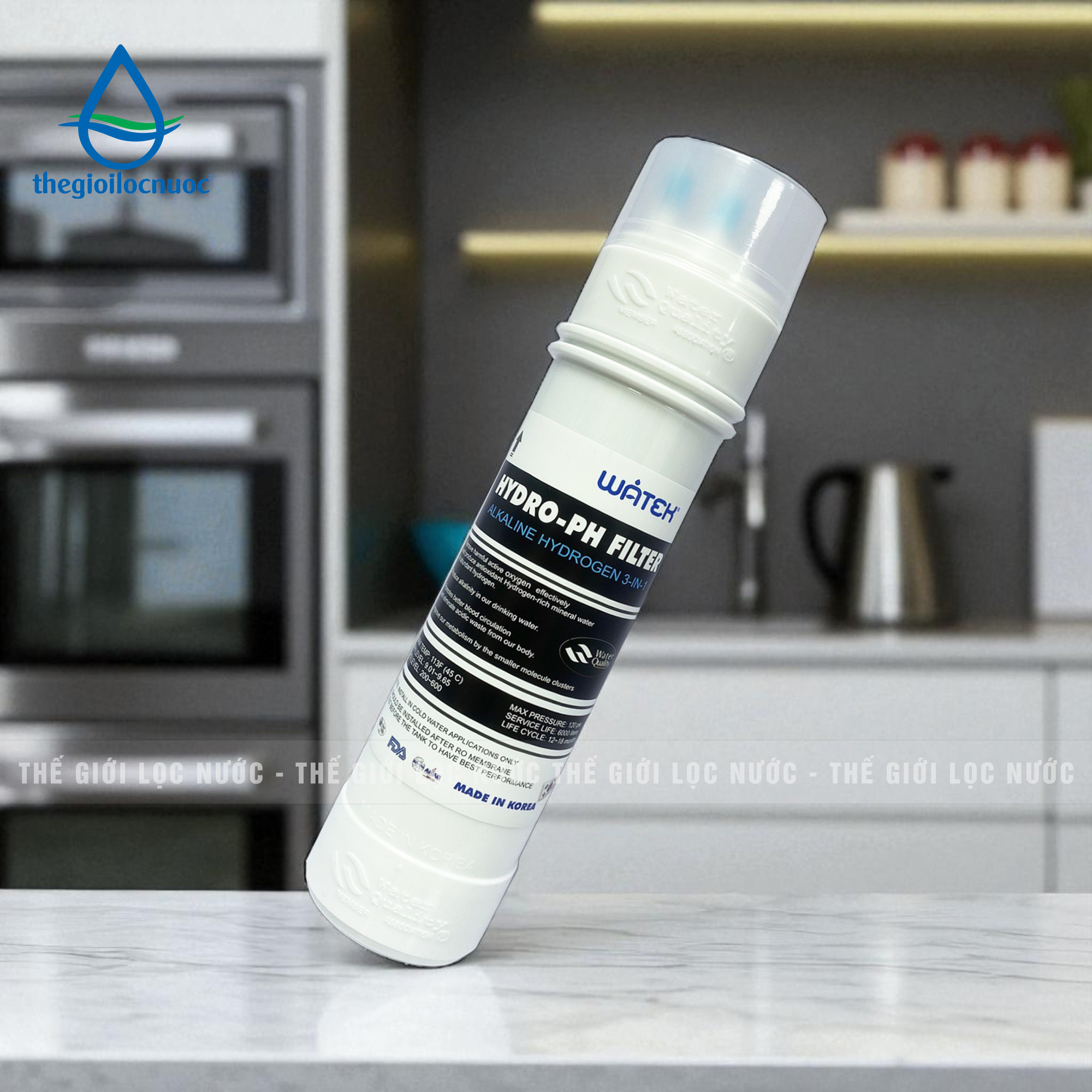 Lõi tạo KIỀM HYDROGEN 3 TRONG 1 (HYDRO-PH FILTER)