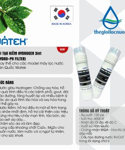 Lõi tạo KIỀM HYDROGEN 3 TRONG 1 (HYDRO-PH FILTER)