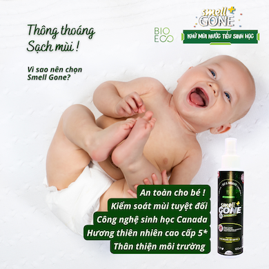 Khử mùi nước tiểu sinh học Smell Gone 100ml