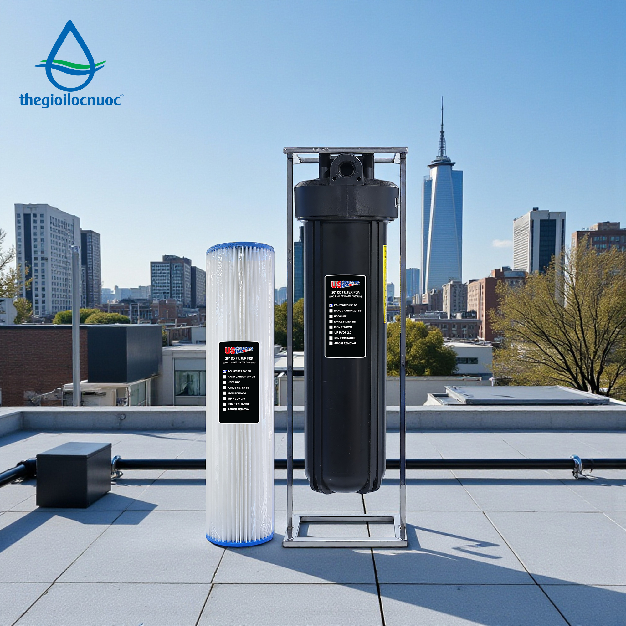 Bộ lọc tổng USTOPWATER, model: Sendi-AS