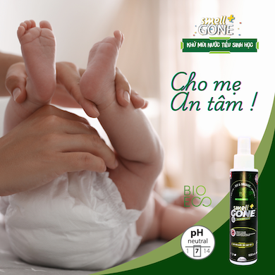 Khử mùi nước tiểu sinh học Smell Gone 100ml