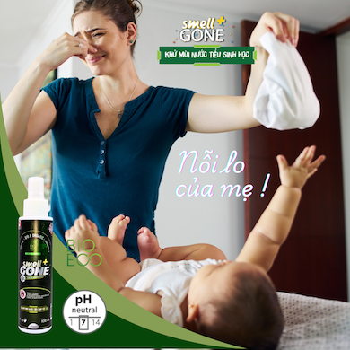 Khử mùi nước tiểu sinh học Smell Gone 100ml