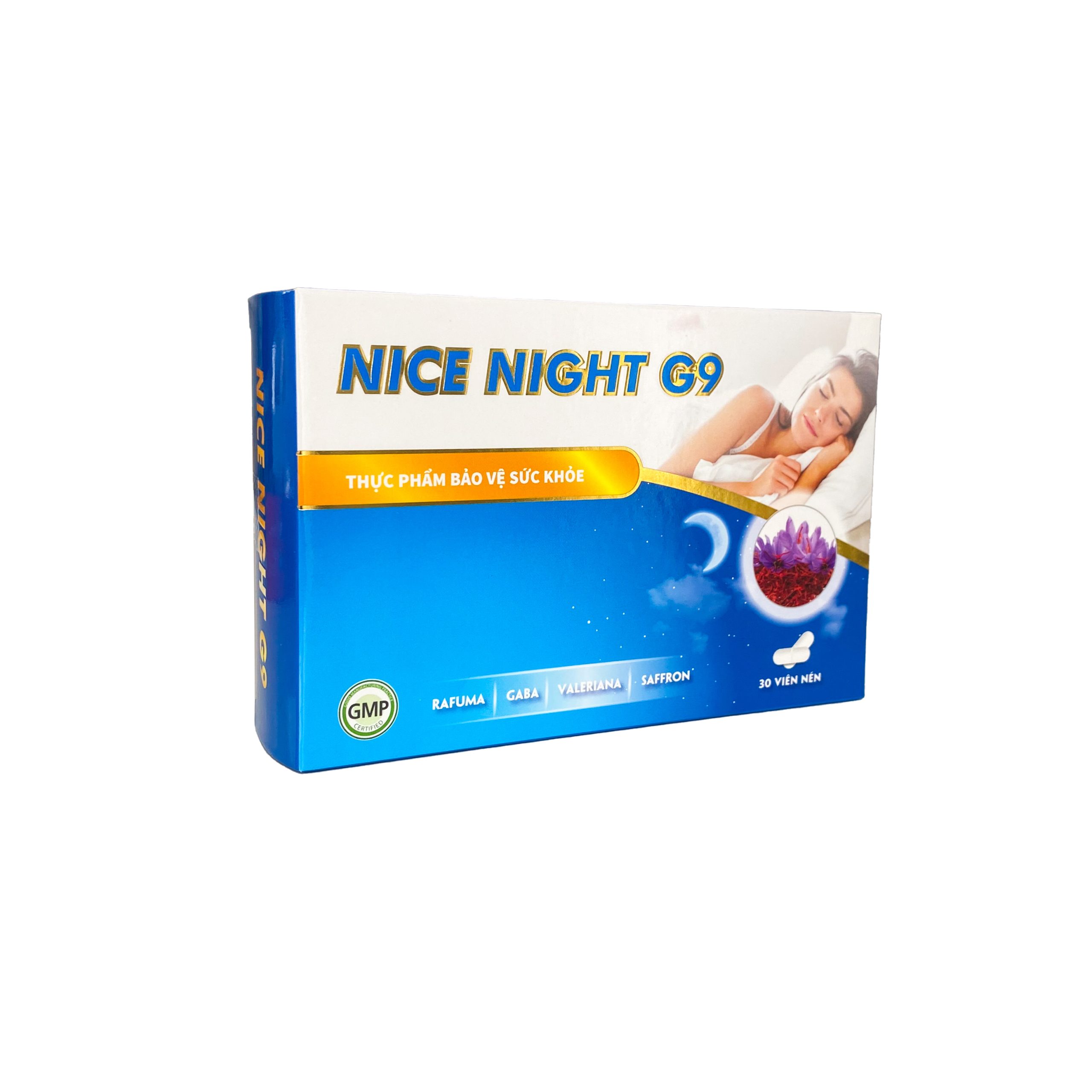TPBVSK NICE NIGHT G9 H/30V (Hỗ trợ An thần, giấc ngủ sâu, stress)