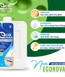 Combo 2 chai nước lau sàn oải hương Econova (1.3kg x 2)
