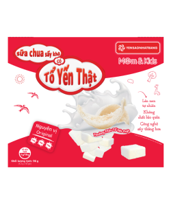 Sữa chua sấy khô có tổ yến thật – Vị nguyên bản (Hộp 30 gói)