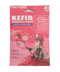 Snack lợi khuẩn kefir vị dâu