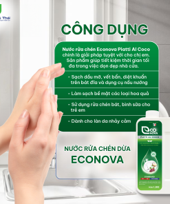 Combo 2 chai nước rửa chén thảo mộc dừa già (1.3kg x 2)