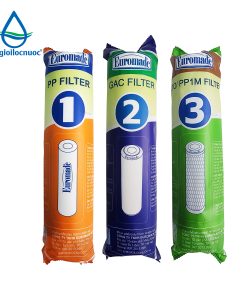 Bộ lõi lọc thô nhãn hiệu Euromade, combo 3 lõi (1,2,3), model: F-COMBO1-2-3