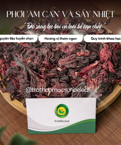 Trà Hoa Atiso Đỏ Sunbeleaf (Bụp Giấm) – Thức Uống Thanh Mát Dễ Chịu – Túi Zip 100g