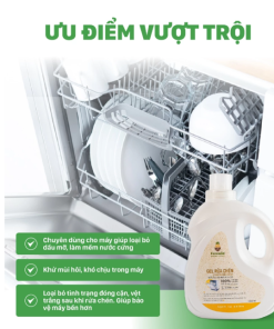 Nước rửa chén FUWA3E Enzyme sạch x2 không dư lượng 500ml