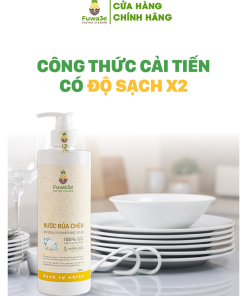 Nước rửa chén FUWA3E 90% Enzyme sạch X2 100ml
