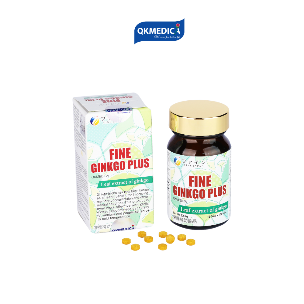 Thực phẩm bảo vệ sức khỏe Fine Ginkgo Plus (hộp 150 viên)