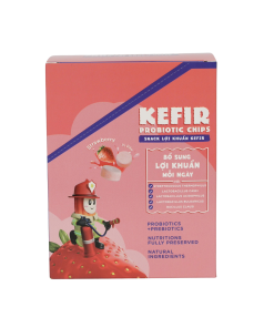 Hộp Snack Lợi Khuẩn Kefir Vị Dâu (5 gói)
