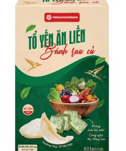 Tổ yến ăn liền – Bánh rau củ (Hộp 5 gói)